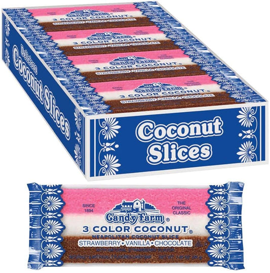 Neapolitan Coconut Bars